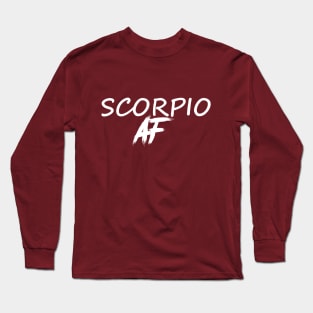 SCORPIO AF WHITE Long Sleeve T-Shirt